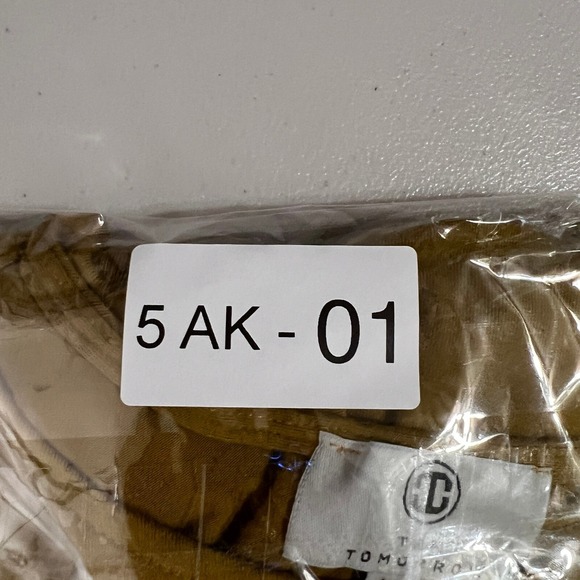 Ten Tomorrow T-Shirt Dress Womens‎ Mustard White Medium Colorblock Short Sleeve - Picture 8 of 8